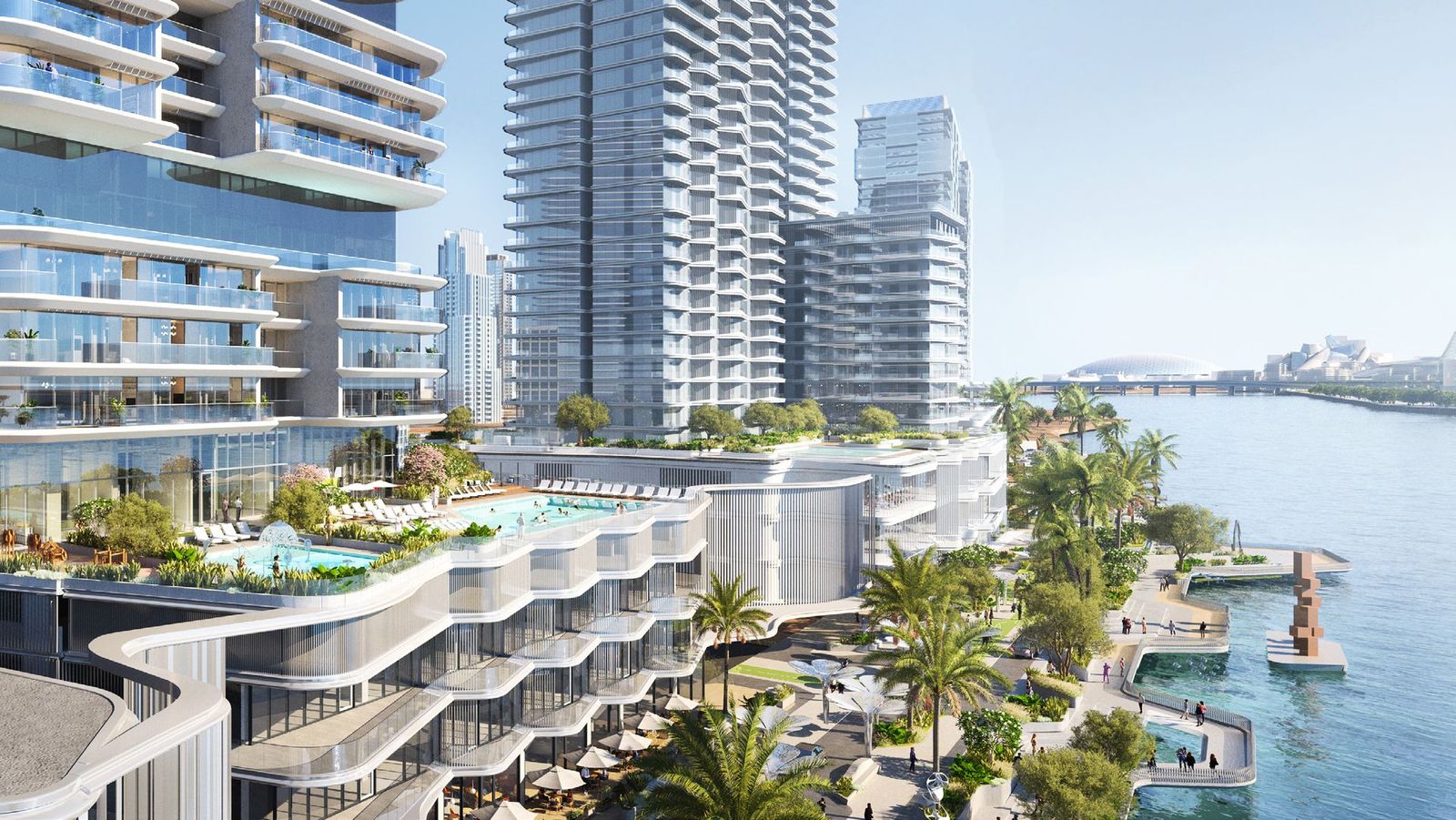 The Artery Residences on the Makers District waterfront
